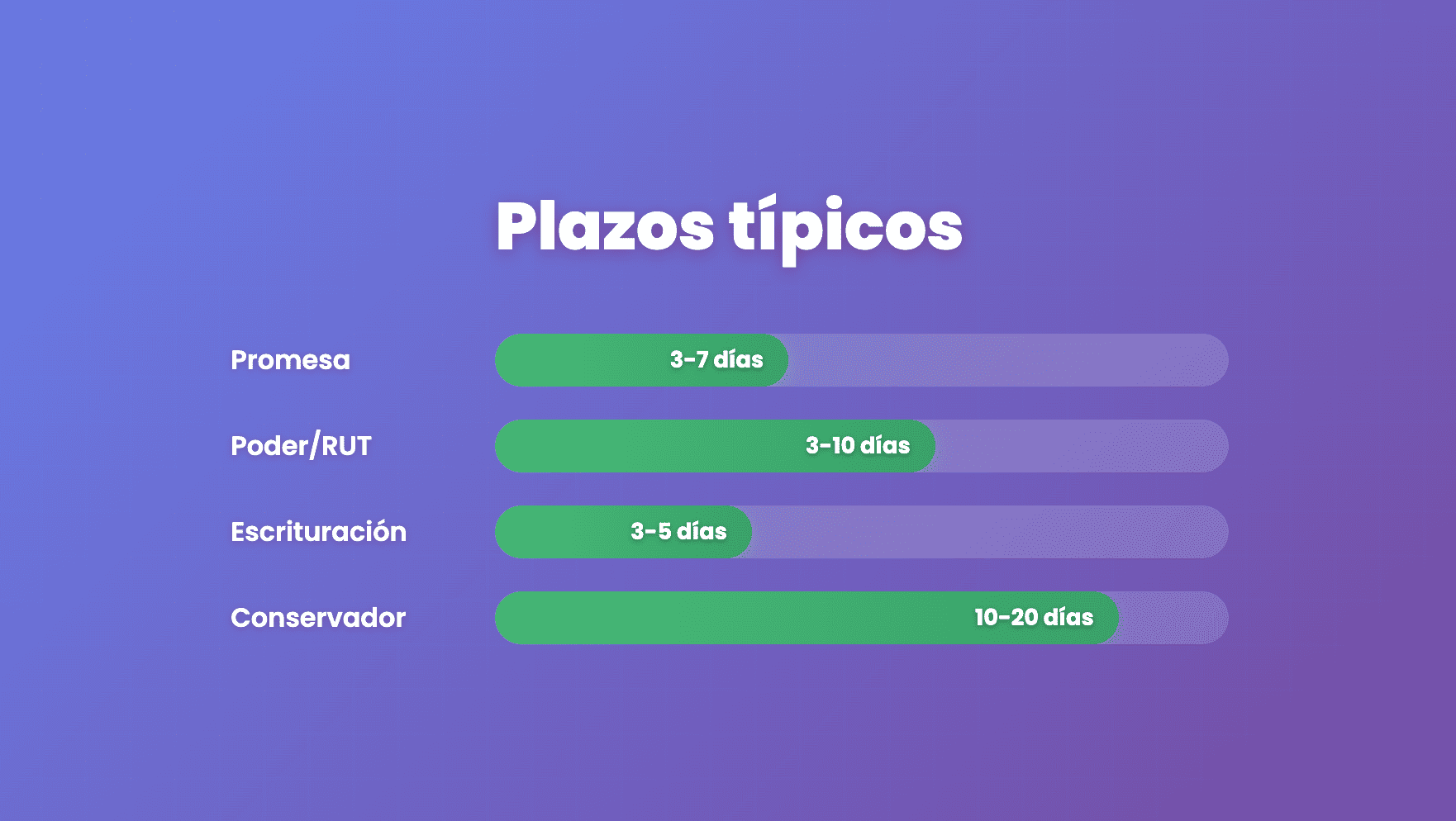 Hitos y tiempos referenciales del proceso